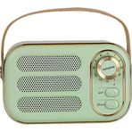 Hm11 Yeşil Bluetooth Mini 11 Cm X 8 (-+1) Hoparlör Kablosuz Retro Hoparlör Eski Moda Klasik Stil Güçlü