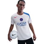HM3345-101 PSG NK DF STRK SS TOP Beyaz Yuvarlak Düz Erkek T-Shirt