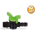 HMC 20*3/4 Kurtağzı Dış Dişli Mini Vana (10 Adet)