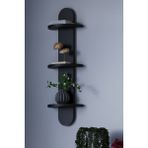 HMC Decor Çok Amaçlı Duvar Rafı Oval - Antrasit