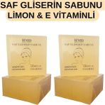 Hmd Bitkisel Kozmetik Glow Saf Gliserin Sabunu x 2 Ad.limon & E Vitaminli Arındırıcı,besleyici,nemlendirici Şeffaf Doğal Gliserin Sabun
