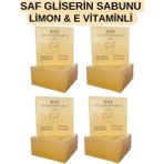 Hmd Bitkisel Kozmetik Glow Saf Gliserin Sabunu x 4 Ad.limon & E Vitaminli Arındırıcı,besleyici,nemlendirici Şeffaf Doğal Gliserin Sabun