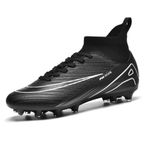 Hmhnsya Futbol ayakkabısı, erkek, profesyonel antrenman, krampon, yüksek bilekli, futbol ayakkabısı, çocuklar için, üniseks, spor ayakkabısı, X1004, 40 EU