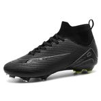 Hmhnsya Futbol ayakkabısı, erkek, profesyonel antrenman, krampon, yüksek bilekli, futbol ayakkabısı, çocuklar için, üniseks, spor ayakkabısı, X1008, 45 EU