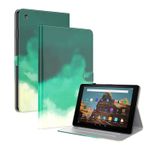 HMLTD Amazon Fire HD 10 Plus FireHD10 T76N2B (2017)(2019) (2021) Tabletler Deri Kılıf Kart Ekleme Düşmeye Karşı Muhafaza (Fire HD 10 (2019),4) ile Uyumlu Dormansi Kapaklı Kılıf