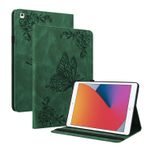 HMLTD Çizilmeye Dayanıklı Düz Renk Kaymaz Kılıf Apple IPad 10.2 Air (2019) (2020) (2021) Tabletlerle Uyumlu Deri Kılıf Kapaklı Kapak Tutucu Kart Yerleştirme Muhafazası (iPad Air (2019), Yeşil)