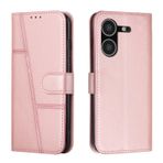 HMLTD Tecno Pova Neo 3 5 Pova5 LH6n LH7n ile Uyumlu Cüzdan Klipsli Kılıflar Telefon Kılıfı Deri Çerçeve Koruma Güzel İş Kılıfları (Tecno Pova5, Pembe)