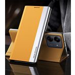 HMLTD Xiaomi Redmi 13C Redmi13C Telefon Kılıfı ile Uyumlu Parmak İzi Çevirmeli Kapak Standı Tutucu Telefon Kılıfı Hafif ve İnce Darbeye Dayanıklı Telefon Kılıfı (Sarı, Redmi 13C)