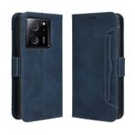 HMLTD Xiaomi Redmi 13T K60 Pro Ultra Manyetik Kılıflarla Uyumlu Cüzdan Klipsli Kılıf Lüks Çoklu Kart Yuvalı Çerçeve İş Koruyucu Muhafaza (Xiaomi 13T, Mavi)