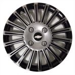 HMNL Chevrolet Evanda 15'' Inç Gri - Siyah 4'lü Set Jant Kapağı Çelik Jant Görünümlü