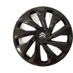 HMNL Citroen 14'' Inç Piano Black 4lü Set Jant Kapağı Çelik Jant Görünümlü