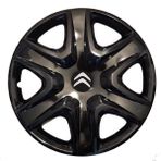 HMNL Citroen 15'' Inç Piano Black Renk 4lü Set Jant Kapağı Çelik Jant Görünümlü