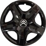 Hmnl Citroen Bx 15'' Inç Piano Black 4'lü Set Jant Kapağı Çelik Jant Görünümlü