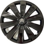 HMNL Citroen Citroen Bx 14'' Inç Piano Black 4lü Set Jant Kapağı Çelik Jant Görünümlü
