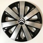 HMNL Citroen Citroen C5 14'' Inç Gri - Siyah 4lü Set Jant Kapağı Çelik Jant Görünümlü
