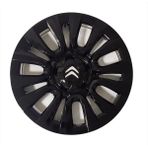 HMNL Citroen Citroen Xm 15'' Inç Piano Black 4lü Set Jant Kapağı Çelik Jant Görünümlü