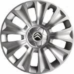 Hmnl Citroen Nemo 15'' Inç Gri 4'lü Set Jant Kapağı Çelik Jant Görünümlü
