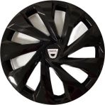 HMNL dacia Lodgy 14'' Inç Piano Black Siyah 4lü Set Jant Kapağı Çelik Görünümlü