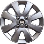 Hmnl Dacia Lodgy 15'' Inç Gri 4'lü Set Jant Kapağı Çelik Görünümlü