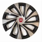 HMNL Fiat Egea 14'' Inç Gri - Siyah Kapağı 4'lü Çelik Jant Görünümlü