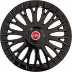 HMNL Fiat Linea 13'' Inç Piano Black Renk Jant Kapağı 4 Adet Çelik Jant Görünümlü