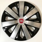 HMNL Fiat Palio 14'' Inç Gri - Siyah Kapağı 4'lü Çelik Jant Görünümlü