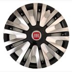 HMNL Fiat Punto 13'' Inç Gri - Siyah Kapağı 4'lü Çelik Jant Görünümlü