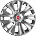 Hmnl Fiat Punto 15'' Inç Gri Jant Kapağı 4 Adet Çelik Jant Görünümlü