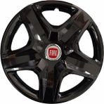 Hmnl Fiat Sedici 14'' Inç Piano Black Jant Kapağı 4 Adet Çelik Jant Görünümlü