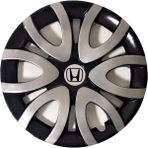 HMNL Honda Crx 15'' Inç Gri - Siyah 4'lü Set Jant Kapağı Çelik Jant Görünümlü