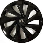 Hmnl Hyundai I20 Active 15'' Inç Piano Black 4'lü Set Jant Kapağı Çelik Jant Görünümlü