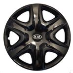 Hmnl Kia Optima 15'' Inç Piano Black Siyah 4'lü Set Jant Kapağı Çelik Jant Görünümlü