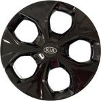 Hmnl Kia Prida 15'' Inç Piano Black Siyah 4'lü Set Jant Kapağı Çelik Jant Görünümlü