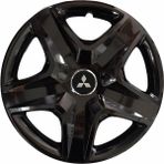 Hmnl Mitsubishi Colt 15'' Inç Piano Black 4'lü Set Jant Kapağı Çelik Jant Görünümlü