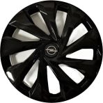 HMNL opel Combo 14'' Inç Piano Black 4lü Set Jant Kapağı Çelik Jant Görünümlü