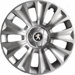 Hmnl Peugeot 301 15'' Inç Gri 4'lü Set Jant Kapağı Çelik Jant Görünümlü