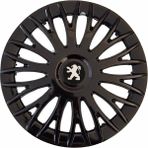 HMNL Peugeot 405 14'' Inç Piano Black Siyah 4'lü Set Jant Kapağı Çelik Jant Görünümlü