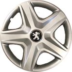 HMNL Peugeot Bipper 15'' Inç Gri 4'lü Set Jant Kapağı Çelik Jant Görünümlü