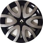 HMNL Renault Kangoo 15'' Inç Gri - Siyah 4'lü Set Jant Kapağı