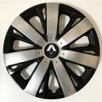 HMNL Renault R19 14'' Inç Gri - Siyah 4'lü Set Jant Kapağı