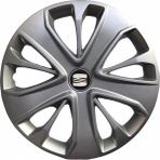 HMNL Seat Leon 15'' Inç Gri 4'lü Set Jant Kapağı Çelik Jant Görünümlü