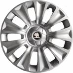 HMNL Skoda 15'' Inç Gri 4'lü Set Jant Kapağı Çelik Jant Görünümlü