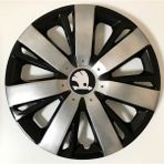 HMNL Skoda Favorit 14'' Inç Gri - Siyah 4'lü Set Jant Kapağı Çelik Jant Görünümlü