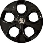 HMNL Skoda Superb 14'' Inç Piano Black 4'lü Set Jant Kapağı Çelik Jant Görünümlü