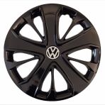 HMNL Volkswagen Arteon 15'' Inç Piano Black 4'lü Set Jant Kapağı Çelik Jant Görünümlü