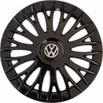 HMNL Volkswagen Caddy 14'' Inç Piano Black 4'lü Set Jant Kapağı Çelik Jant Görünümlü