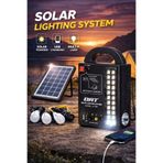 HMO Store Solar Panelli /ledli Güneş Enerjili Usb/ 3 Adet Ampul Şarjlı (Solar 9V) RT-999