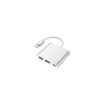 Hmsplanet 3İn1 Macbook Uyumlu 4K Type C Usb 3.0 Hub Hdmi