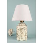 Hmydesign Fermoir Handmade Seramik Abajur Beyaz