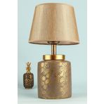 Hmydesign Grande Seramik Abajur Gri Gold